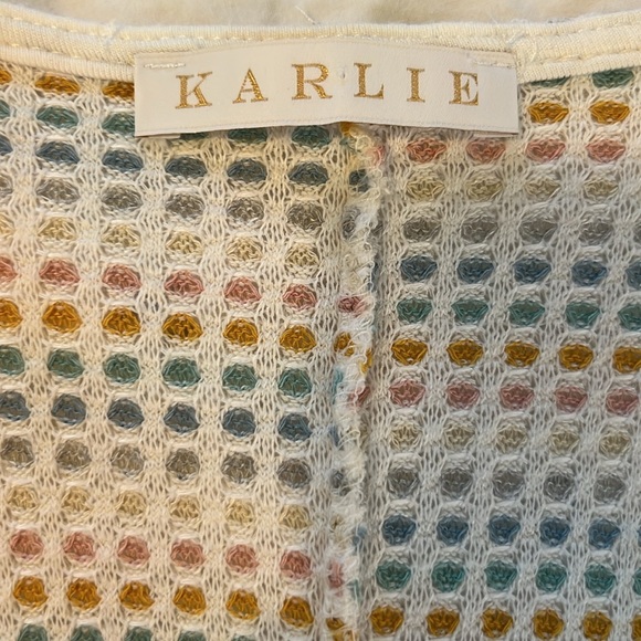 Karlie Knit Sweater Top Multicolored - Picture 3 of 3